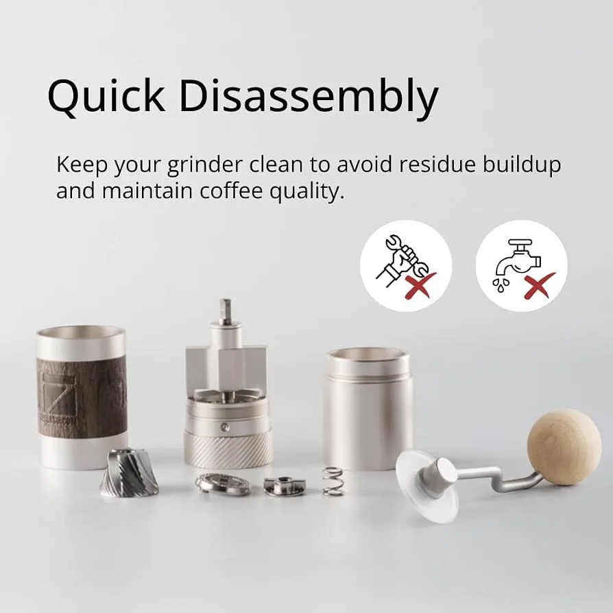 1Zpresso Q2 — Amazon.com: 1Zpresso Q Manual Coffee Grinder - Crank Handle with Stain
