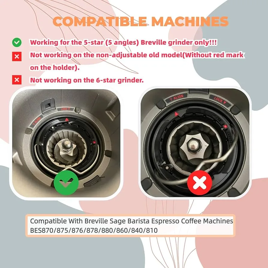 Breville Barista Express Impress — Amazon.com: Conical Grinder Upper Lower Burr Compatible with Breville
