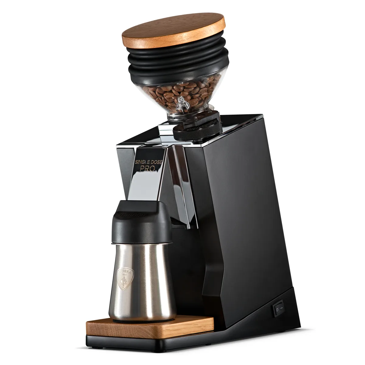 Eureka Oro Mignon Single Dose — Eureka Oro Mignon Single Dose Pro Grinder (Chrome)