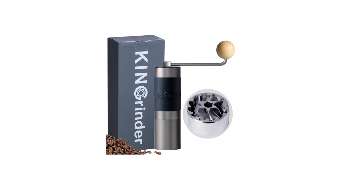 Kingrinder K1 — Amazon.com: 【Gray】KINGrinder K1 Manual Coffee Grinder Straight Handle