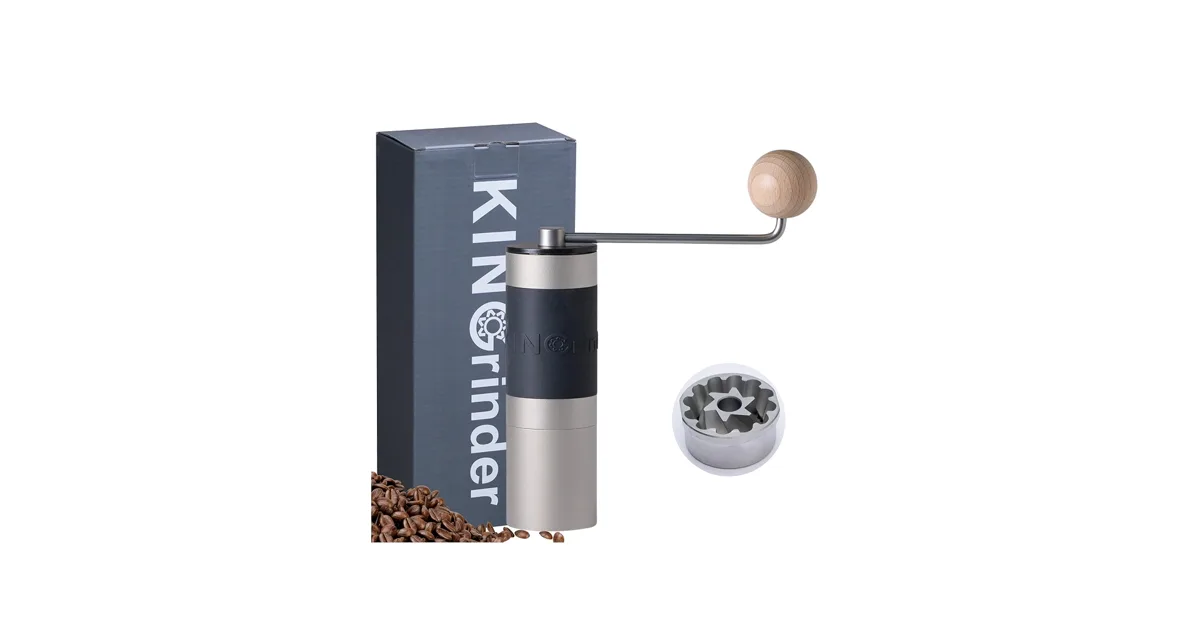 Kingrinder K2 — Amazon.com: 【Sliver】KINGrinder K2 Manual Coffee Grinder Straight Handl