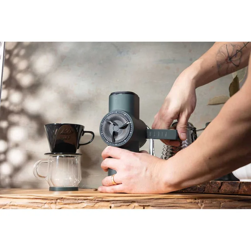 Pietro Manual Grinder — Pietro Pro Brewing Manual Coffee Grinder - Blue