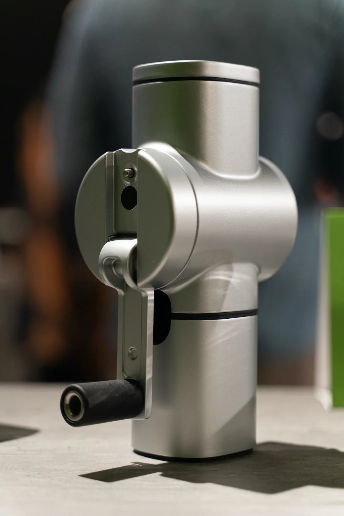 Pietro Manual Grinder — The Pietro Manual Grinder is Taking Vertically Oriented Flat Burrs for