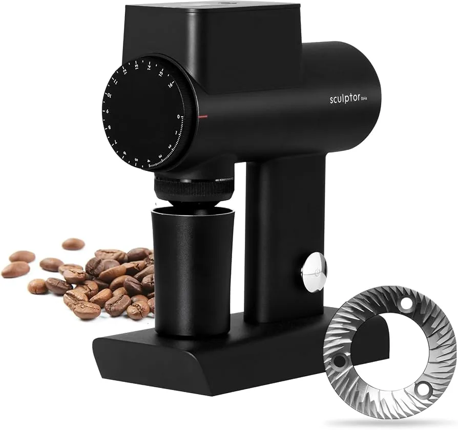 Timemore Sculptor 064s — Amazon.com: TIMEMORE Sculptor 064S Flat Burr Coffee Bean Grinder, Elec